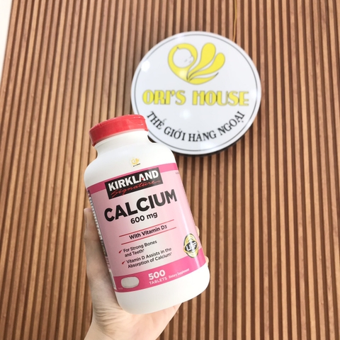 Canxi Kirkland 600mg + D3 500v - Mỹ