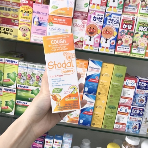 Siro trị ho Stodal Boiron bé 1-11y 125ml- Canada