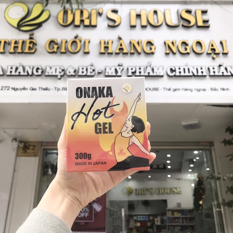 Gel tan mỡ bụng Onaka Hot Gel 300g- Nhật Bản