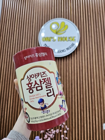Thạch hồng sâm Baby Sanga 2y+ 30gói/hộp 20ml- Hàn Quốc