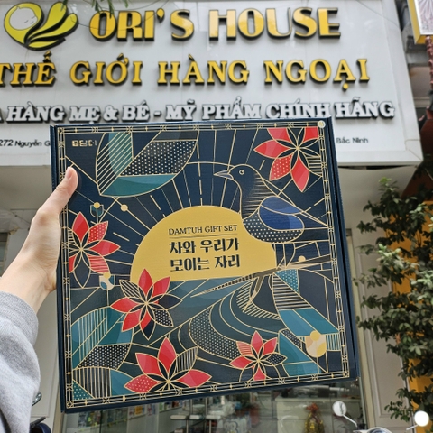 Set 4 hộp ngũ cốc và trà Damtuh Gift Set - Hàn Quốc