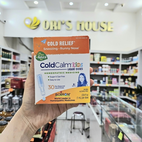 Muối uống vi lượng đồng căn ColdCalm Kids cho bé 6m+ 30ống- Pháp