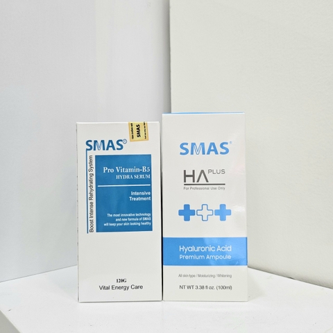 Serum cấp nước SMAS HA Hyaluronic Acid Premium Ampoule 100ml- Hàn