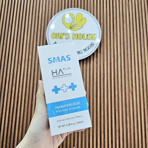 Serum cấp nước SMAS HA Hyaluronic Acid Premium Ampoule 100ml- Hàn