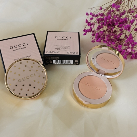 Phấn má & mắt Gucci Blush De Beaté 02 màu cam 5.5g - Ý