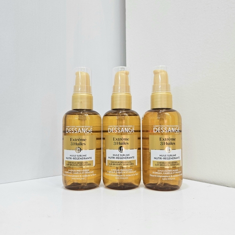 Dầu dưỡng tóc Dessange Extreme 3 Huiles phục hồi tóc khô xơ 100ml - Pháp