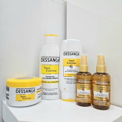 Dầu dưỡng tóc Dessange Extreme 3 Huiles phục hồi tóc khô xơ 100ml - Pháp