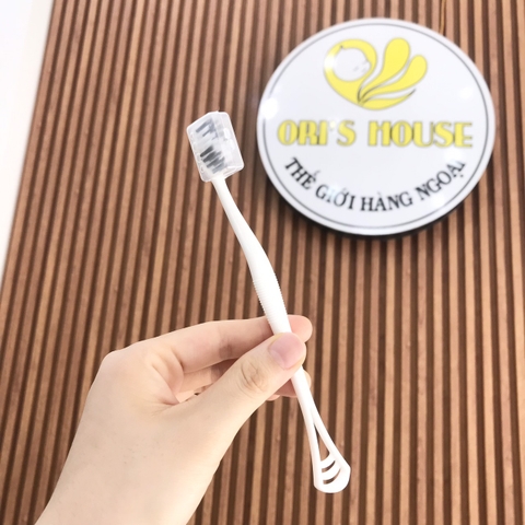 Set 8 bàn chải đánh răng 2 đầu, có cạo rơ lưỡi- Trung