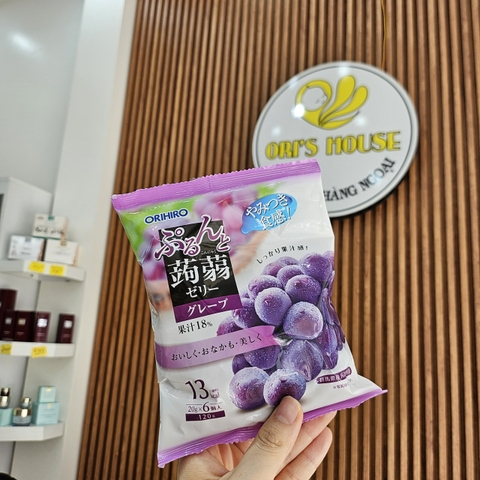 Thạch hoa quả orihiro 120g- Nhật