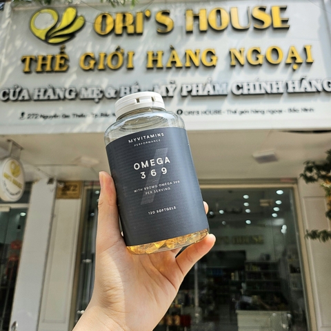 Viên uống Omega 3 6 9 Myvitamins 120v- Pháp