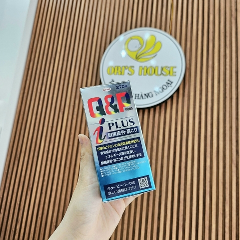 Viên uống bổ mắt chống mỏi mắt Q&P Kowa Iplus - Nhật