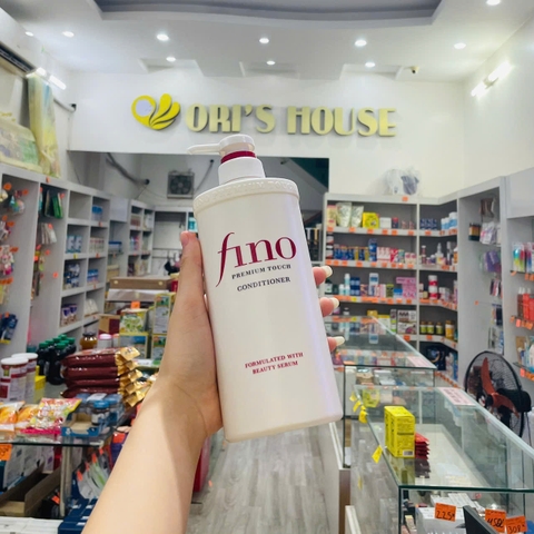 Dầu gội xả Shiseido Fino Premium Touch hỗ trợ phục hồi tóc hư tổn 550ml- Nhật