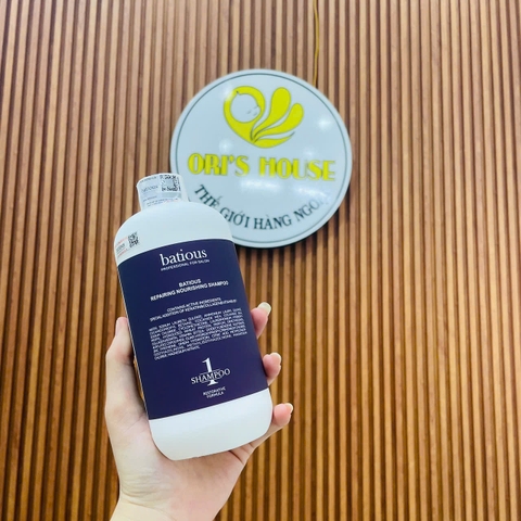 Dầu gội xả Batious phục hồi tóc hư tổn 500ml màu tím- Anh