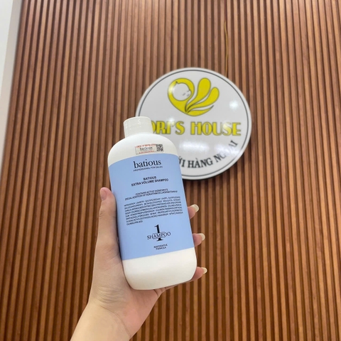 Dầu gội xả Batious phục hồi và tạo độ phồng cho tóc 500ml màu xanh- Anh
