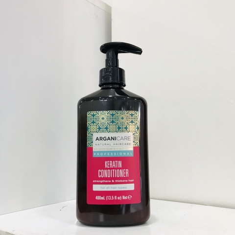 Dầu gội xả phục hồi tóc Arganicare Keratin Shampoo 400ml- Pháp