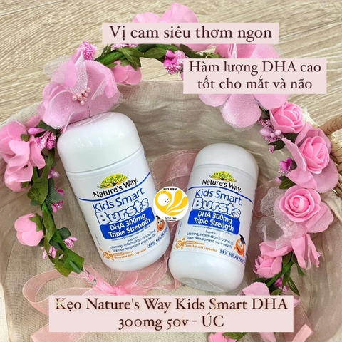 Kẹo Nature's Way Kids Smart DHA 300mg 50v - ÚC