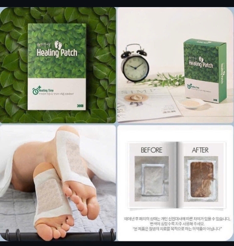 Miếng dán thải độc chân Healing Patch 30m- Hàn Quốc