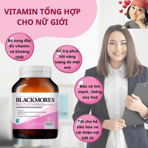 Vitamin tổng hợp nữ Blackmores Multivitamin For Women 90 viên- Úc