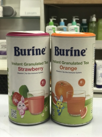 Trà cốm hoa quả Burine vị dâu tây, vị cam Nam Mỹ cho bé 6m+ 200g- Nam Mỹ