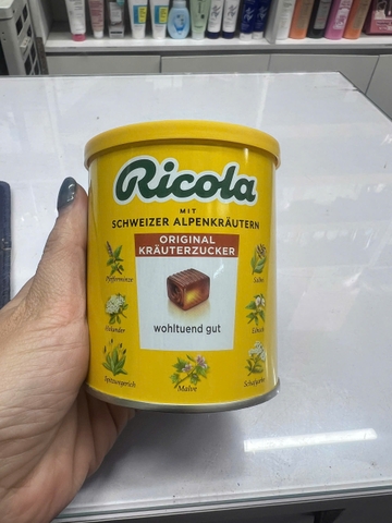 Kẹo ngậm thảo dược giảm ho, khàn giọng Ricola - Đức