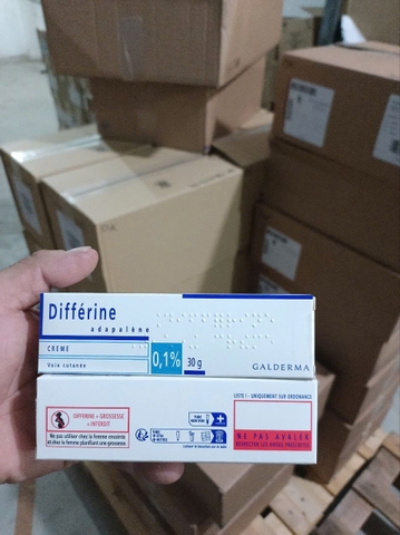 Gel dưỡng da trị mụn, thâm, sẹo Differin Galderma 0,1% 30g- Pháp