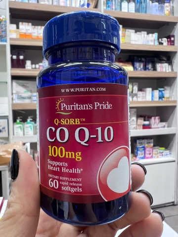Viên uống bổ tim Co Q10 Puritan's Pride 100mg 60 viên- Mỹ
