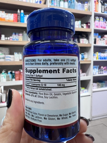 Viên uống bổ tim Co Q10 Puritan's Pride 100mg 60 viên- Mỹ