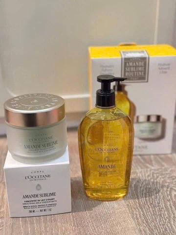 Dầu tắm hạnh nhân L'occitane 50ml mẫu mới- Pháp