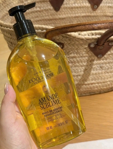 Dầu tắm hạnh nhân L'occitane 50ml mẫu mới- Pháp