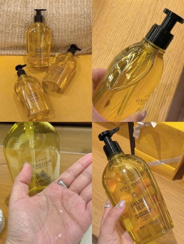 Dầu tắm hạnh nhân L'occitane 50ml mẫu mới- Pháp