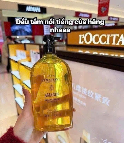 Dầu tắm hạnh nhân L'occitane 50ml mẫu mới- Pháp
