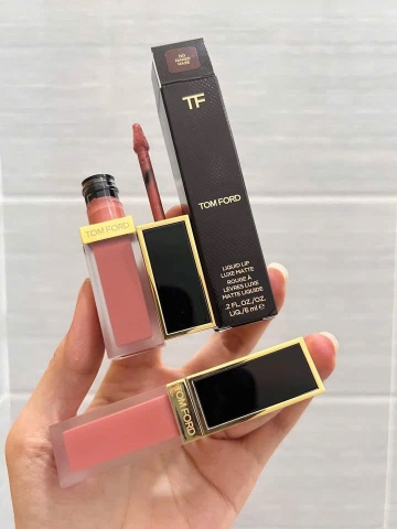 Son kem lì Tom Ford Liquid Matte 120 Naked Haze- Hồng đất