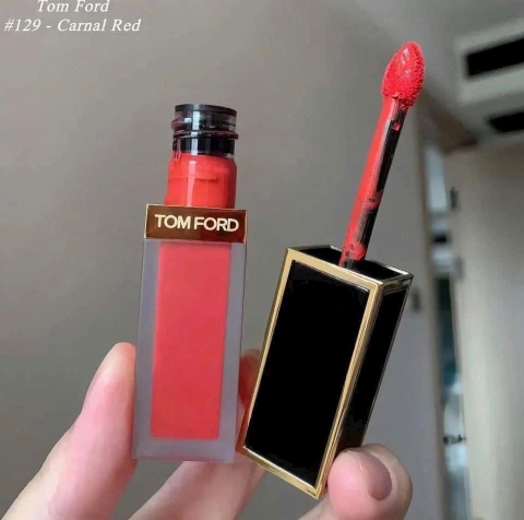 Son kem Tom Ford 129 Carnal màu đỏ cam 6ml- Ý