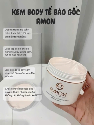 Kem Dưỡng Trắng Da Body Rmon White Label Dia Whitening Cream 200mL- Hàn