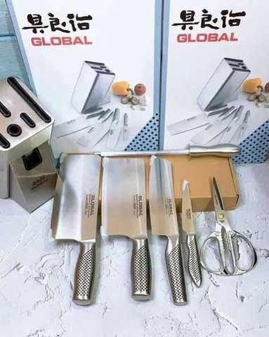 Bộ dao GLOBAL YOSHIKIN 7 món- Nhật Bản