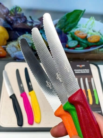 Set 6 dao răng cưa Silver- Đức