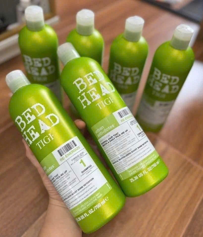Cặp gội xả Tigi xanh lá cho tóc thường, tóc dầu- Mỹ
