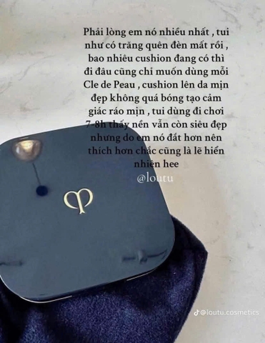 Cushion Clé De Peau Radiant Foundation Natural Tone I10 - Very Light Ivory- Nhật