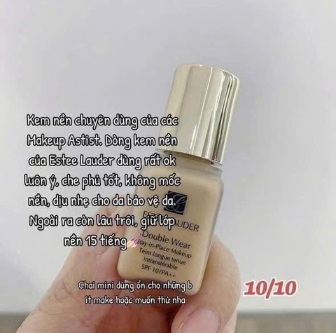 Kem nền Este Lauder mini 15ml 1W1, 1W2- Mỹ