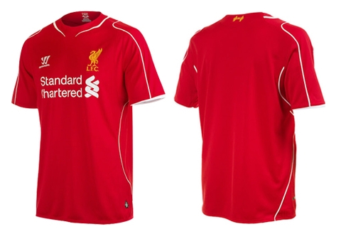 Áo đá bóng Liverpool sân nhà 2014-2015