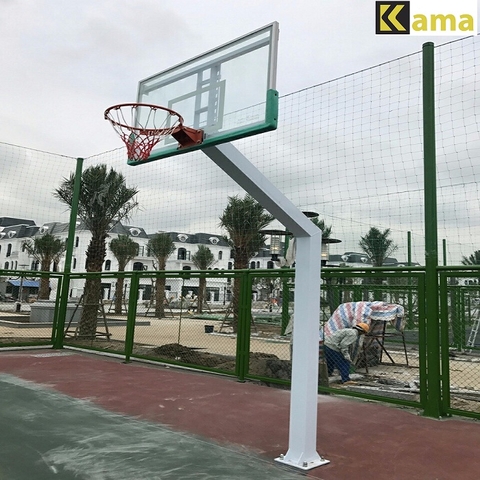 Trụ bóng rổ cố định kính cường lực KAMA K-6150