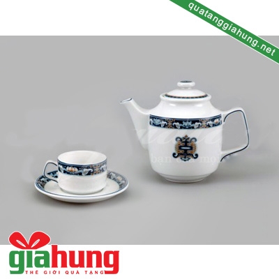 BỘ ẤM TRÀ GỐM SỨ MINH LONG JASMINE PHÚC LỘC THỌ 0.7 L - 027