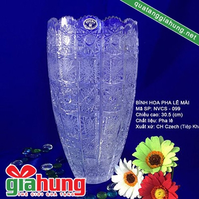 Lọ hoa pha lê Tiệp 014