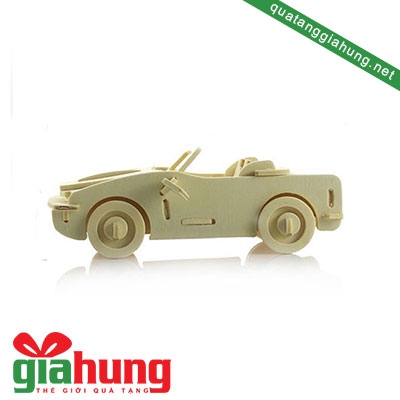 Xe mui trần bằng gỗ 015