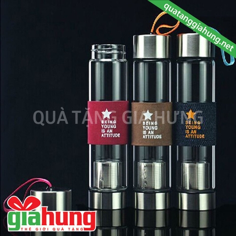 Bình pha trà có bầu lọc bằng thủy tinh dung tích 450ml GS0054