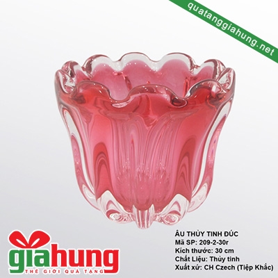 Thố pha lê màu 017