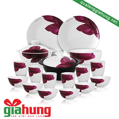 Bộ bát đĩa âu sứ Donghwa 002