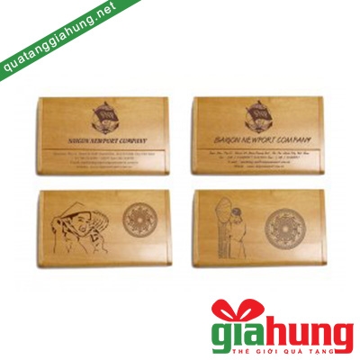 Hộp name card bằng gỗ 002