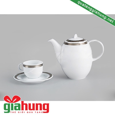 BỘ ẤM CÀ PHÊ GỐM SỨ MINH LONG SAGO THIÊN TUẾ 0.8 L - 016