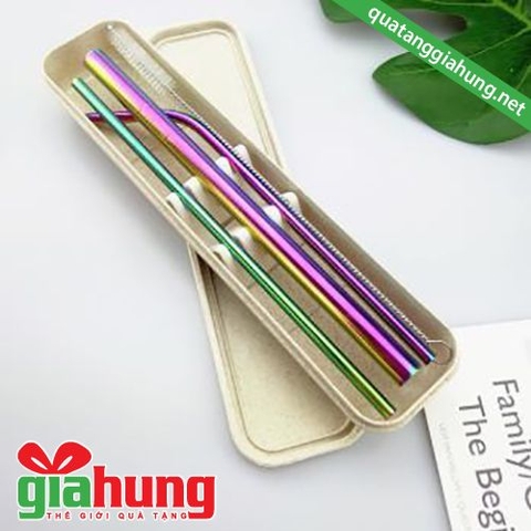 Bộ ống hút inox và hộp đựng